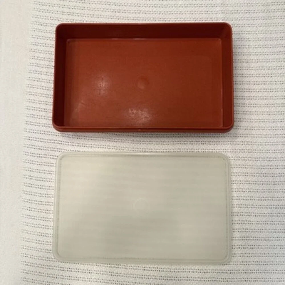 4 P.C. Tupperware Set Paprika Red 2-816,1-1292,1-794 Lot Of 4